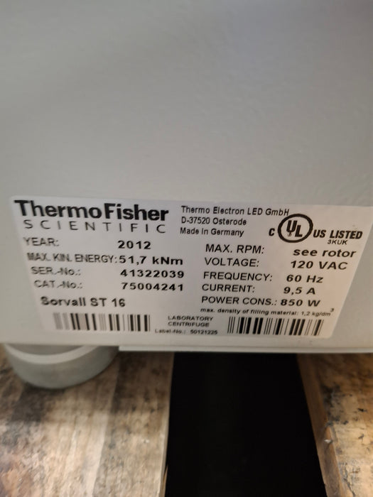 Thermo Scientific Sorvall ST16 Centrifuge
