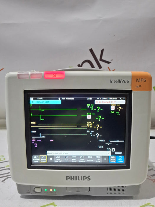 Philips Intellivue MP5 - ECG, Fast SpO2, NIBP, CO2 Patient Monitor