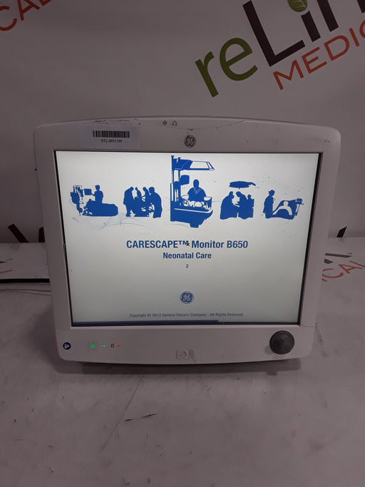 GE Healthcare GE Healthcare Carescape B650 Neonatal Care Patient Monitor Patient Monitors reLink Online