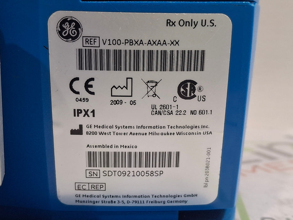 GE Healthcare Dinamap V100 - NIBP, SpO2 Vital Signs Monitor