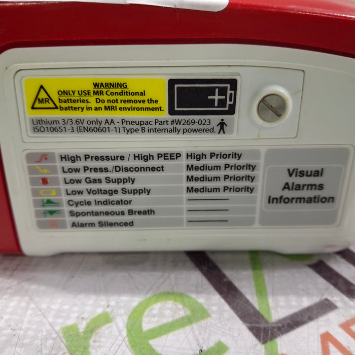Smiths Medical Pneupac ParaPAC Plus 310 Ventilator