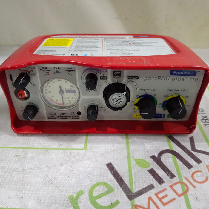 Smiths Medical Pneupac ParaPAC Plus 310 Ventilator