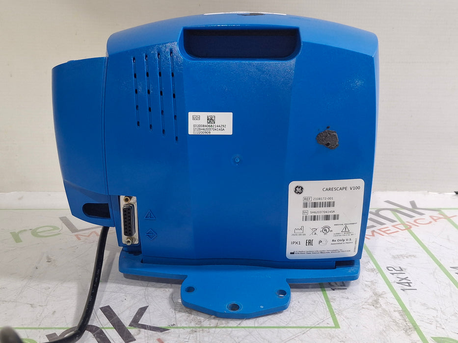 GE Healthcare Dinamap V100 - NIBP, SpO2, Temp Vital Signs Monitor