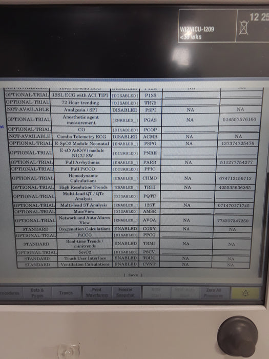 GE Healthcare Carescape B650 Neonatal Care Patient Monitor