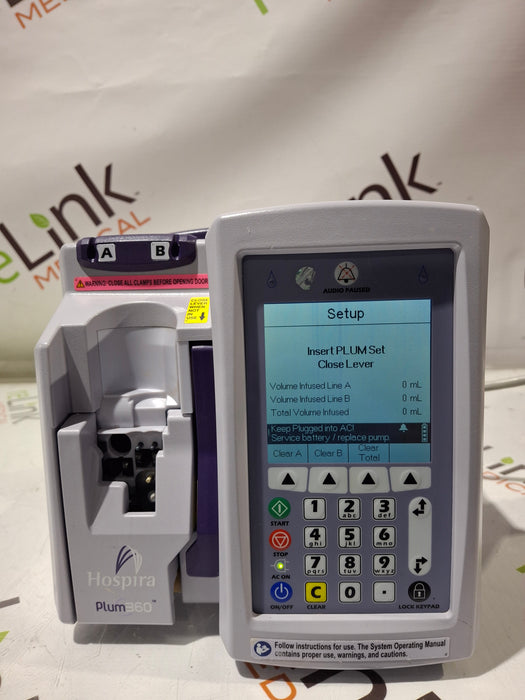 Hospira / ICU Medical Plum 360 Infusion Pump