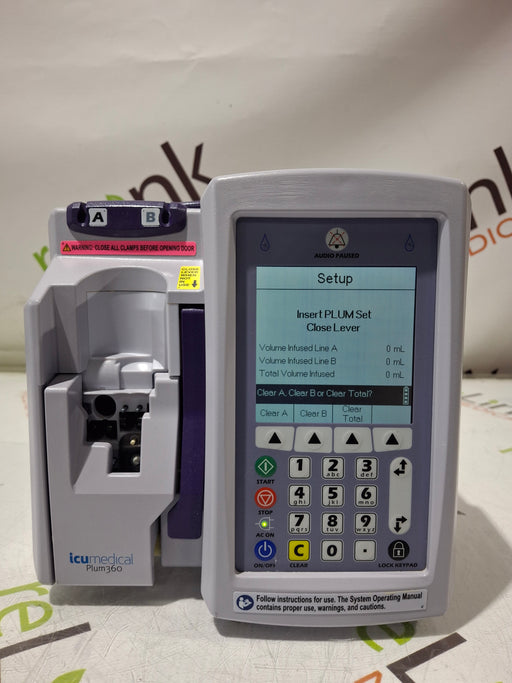 Hospira Hospira / ICU Medical Plum 360 Infusion Pump Infusion Pump reLink Online