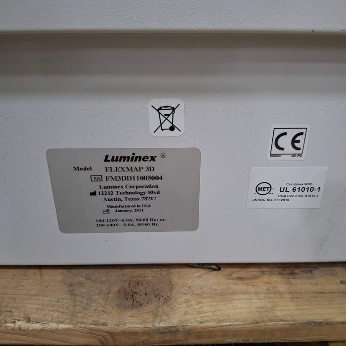 Luminex Corporation FlexMap 3D Multiplexing Platform