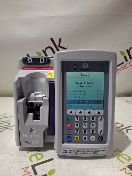 Hospira Hospira / ICU Medical Plum 360 Infusion Pump Infusion Pump reLink Online