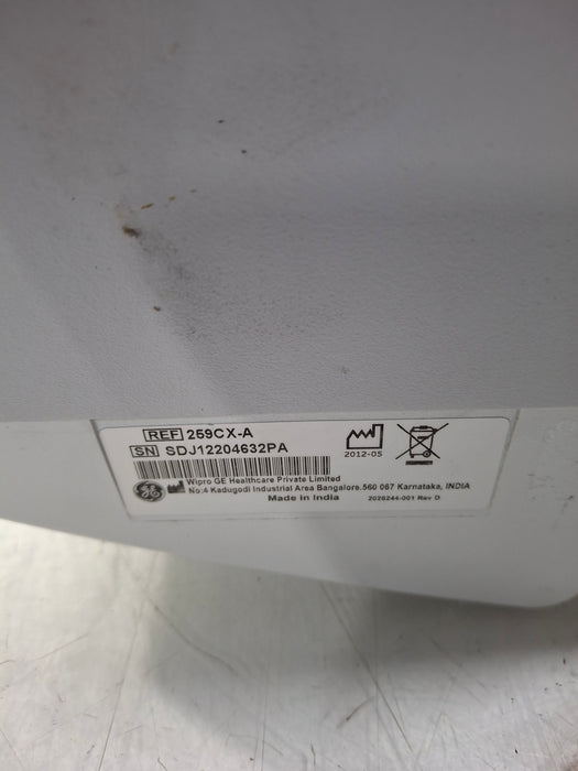 GE Healthcare Corometrics 250cx Series Model 259cx-a Fetal Monitor