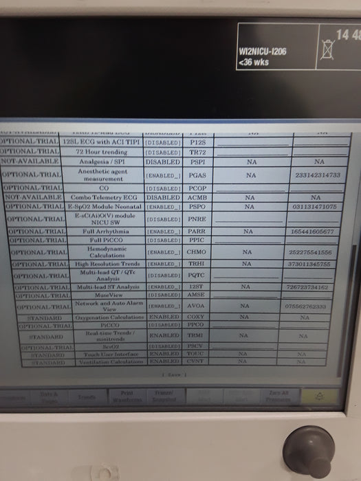 GE Healthcare Carescape B650 Neonatal Care Patient Monitor