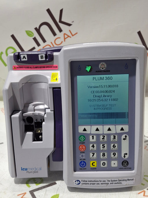 Hospira Hospira / ICU Medical Plum 360 Infusion Pump Infusion Pump reLink Online