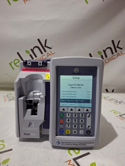 Hospira Hospira / ICU Medical Plum 360 Infusion Pump Infusion Pump reLink Online
