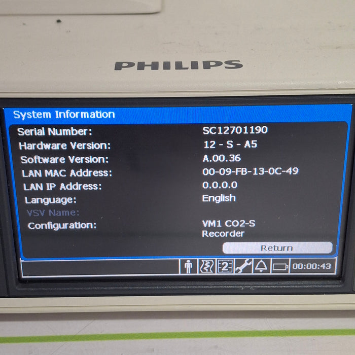 Philips SureSigns VM1 Patient Monitor