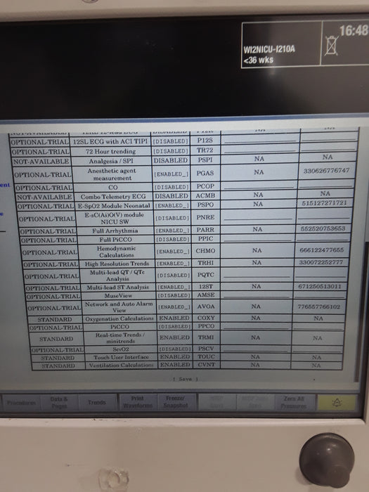 GE Healthcare Carescape B650 Neonatal Care Patient Monitor