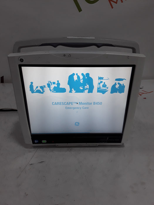 GE Healthcare Carescape B450 Emergency Care Patient Monitor