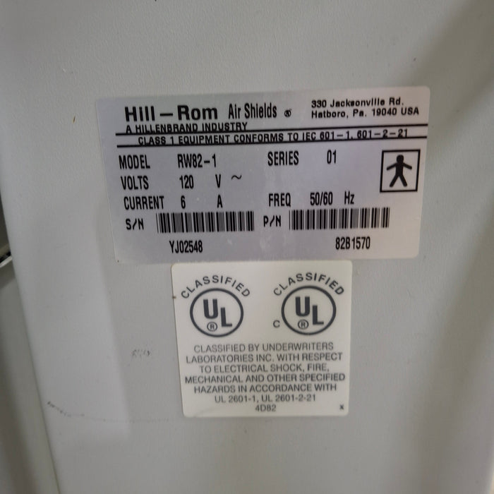 Hill-Rom Air-Shields RW82-1 Incubator