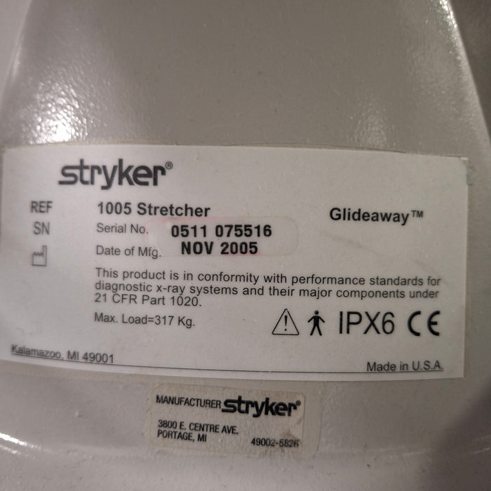 Stryker 1005 Stretcher
