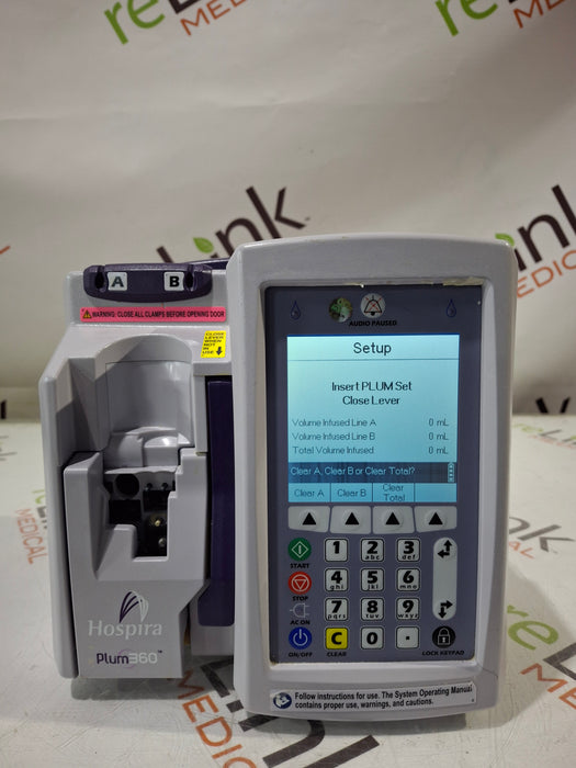 Hospira / ICU Medical Plum 360 Infusion Pump