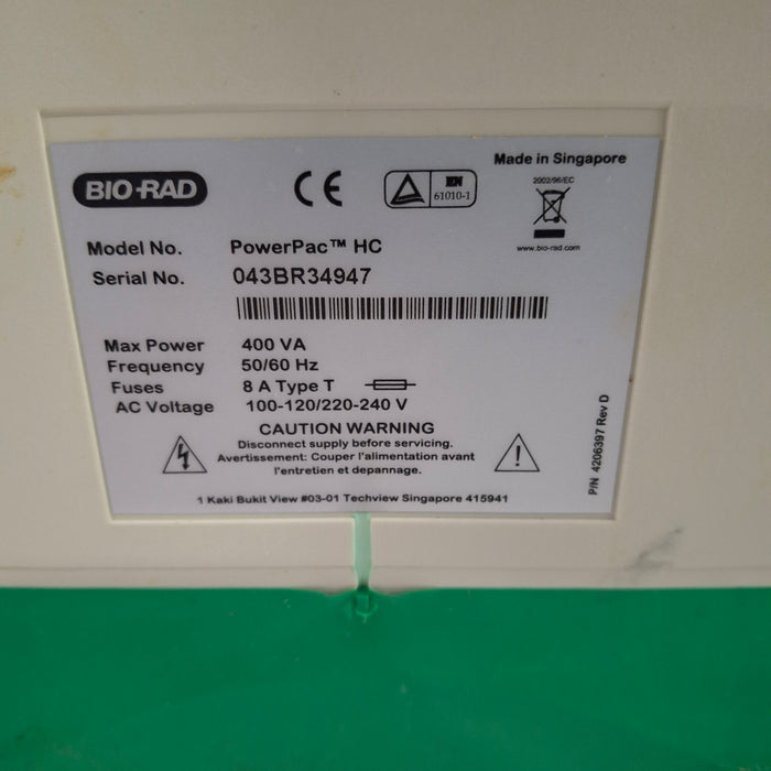 Bio-Rad PowerPac HC Electrophoresis Power Supply