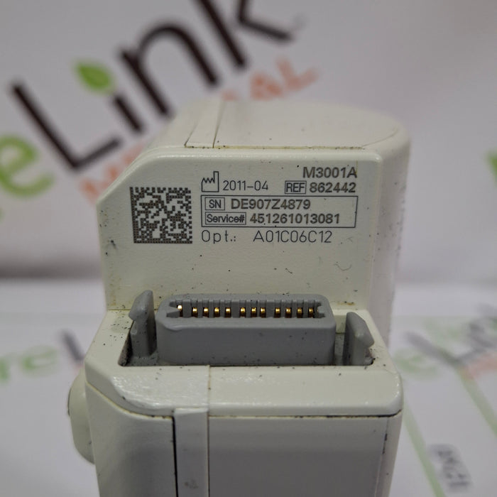 Philips M3001A-A01C06C12 Fast SpO2, NIBP, 12 lead ECG, Temp, IBP MMS Module