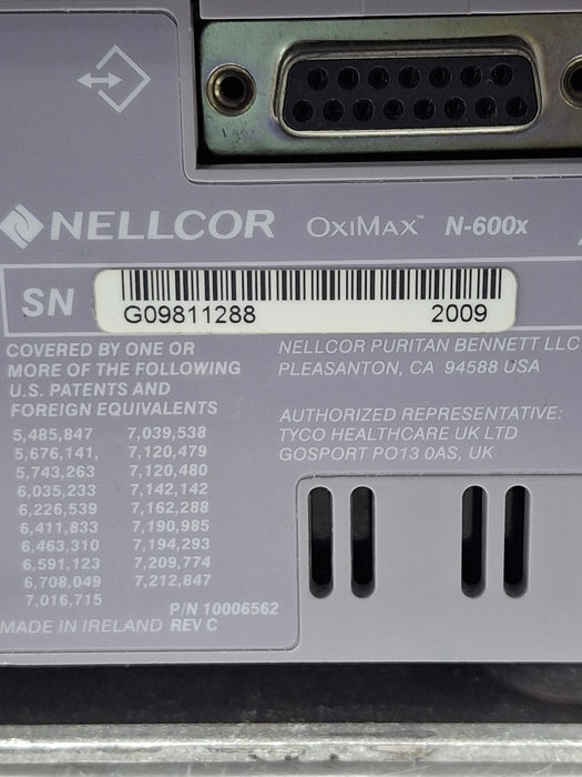 Nellcor OxiMax N-600x Pulse Oximeter