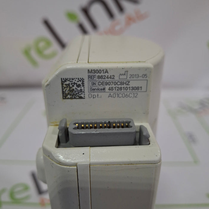 Philips M3001A-A01C06C12 Fast SpO2, NIBP, 12 lead ECG, Temp, IBP MMS Module