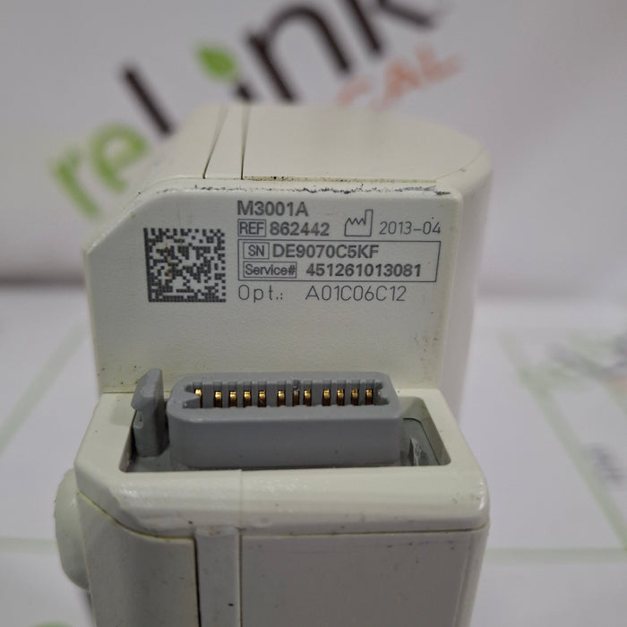 Philips M3001A-A01C06C12 Fast SpO2, NIBP, 12 lead ECG, Temp, IBP MMS Module