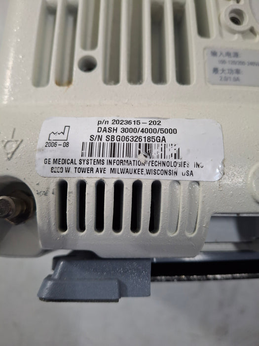 GE Healthcare Dash 4000 - Masimo SpO2 Patient Monitor