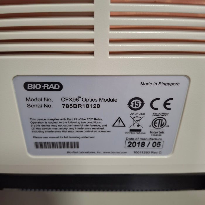 Bio-Rad CFX96 Optics Module w/ C1000 Touch Thermal Cycler