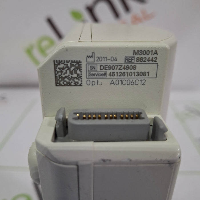 Philips M3001A-A01C06C12 Fast SpO2, NIBP, 12 lead ECG, Temp, IBP MMS Module