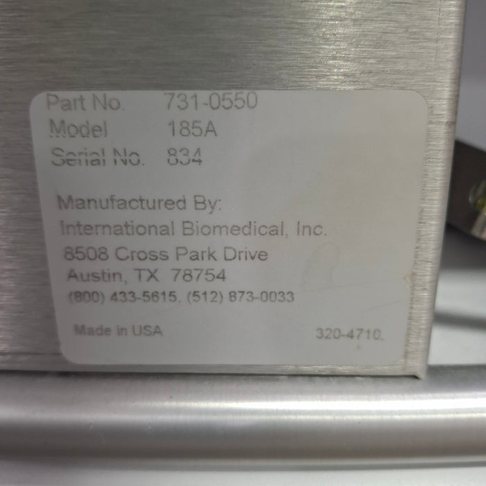International Biomedical Airborne 185A Transport Incubator