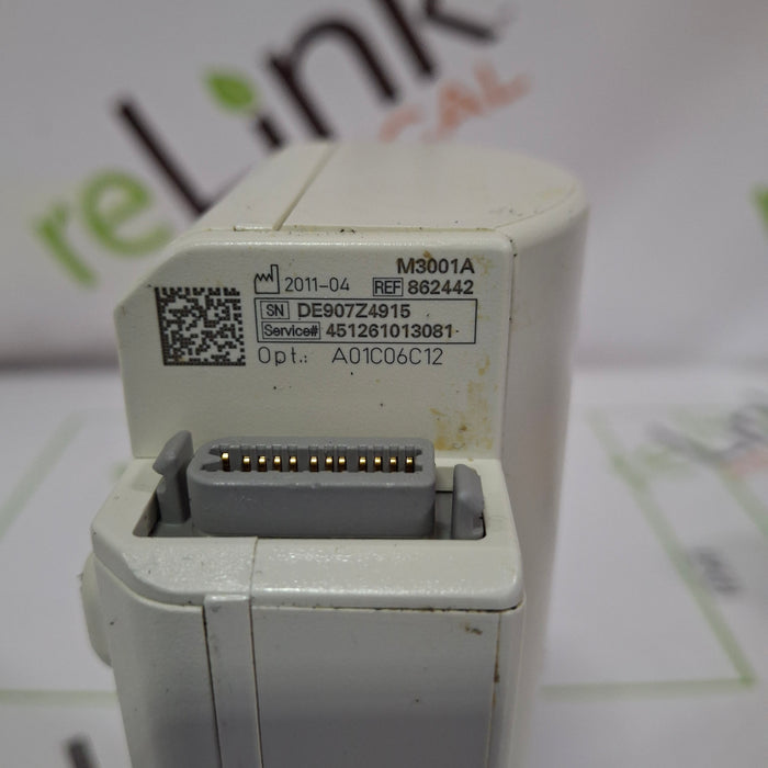 Philips M3001A-A01C06C12 Fast SpO2, NIBP, 12 lead ECG, Temp, IBP MMS Module