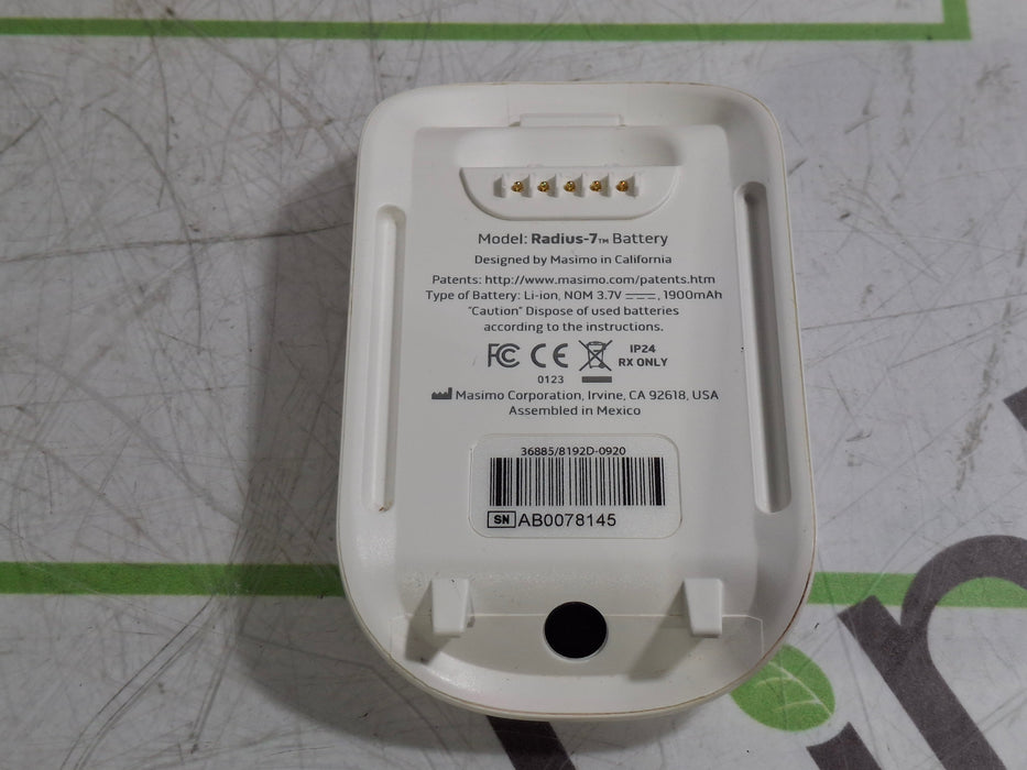 Masimo Radius 7 Battery