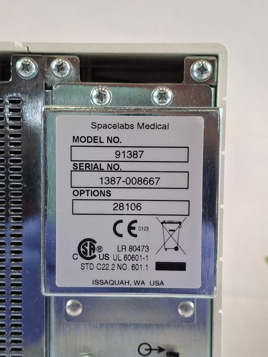 Spacelabs Healthcare Ultraview SL 91387 Patient Monitor