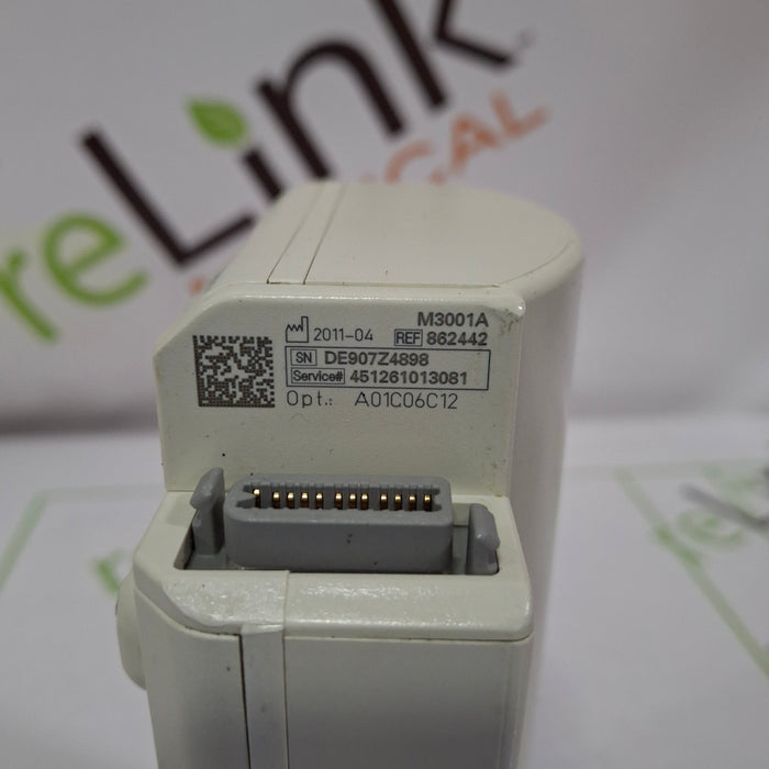 Philips M3001A-A01C06C12 Fast SpO2, NIBP, 12 lead ECG, Temp, IBP MMS Module