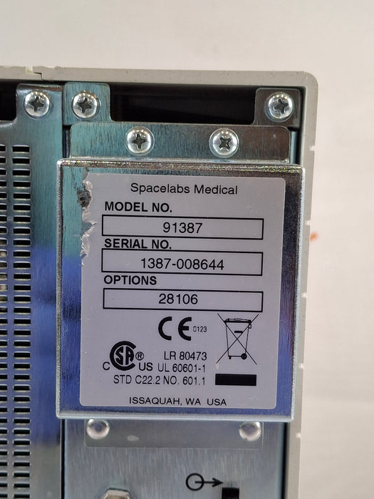 Spacelabs Healthcare Ultraview SL 91387 Patient Monitor