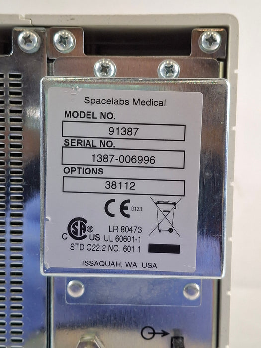 Spacelabs Healthcare Ultraview SL 91387 Patient Monitor