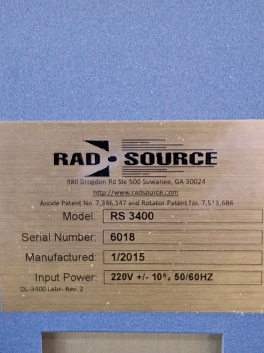 Rad Source Technologies RS 3400 Irradiator