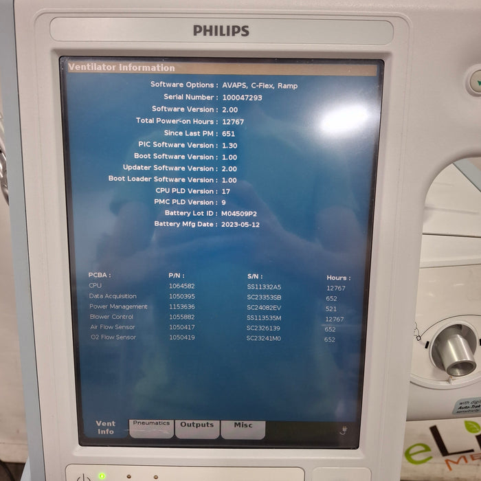 Philips Respironics V60 BiPAP Ventilator