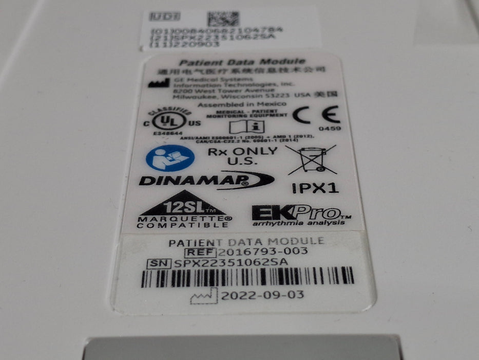GE Healthcare PDM Masimo Patient Data Module