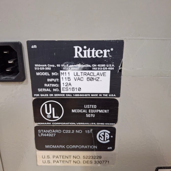 Ritter M11 Ultraclave Sterilizer