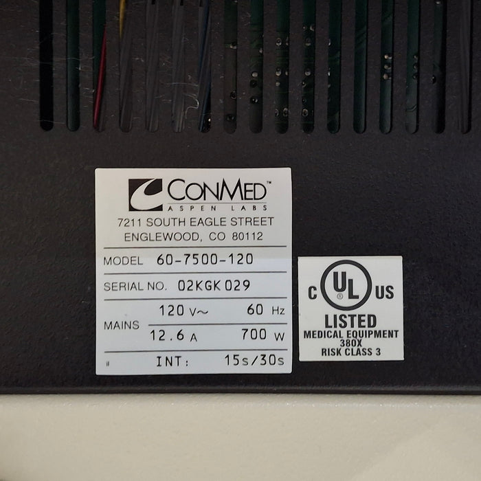 ConMed System 7500 Electrosurgical Unit