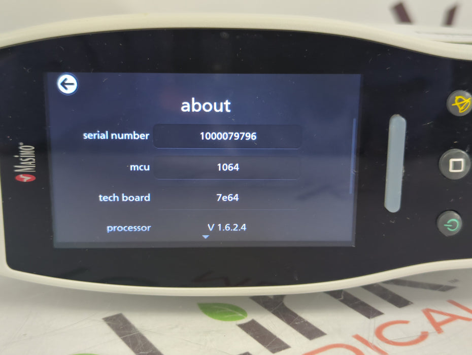 Masimo Radical 7 Pulse Oximeter w/ Base