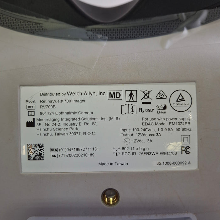 Welch Allyn RetinaVue RV700B Imager