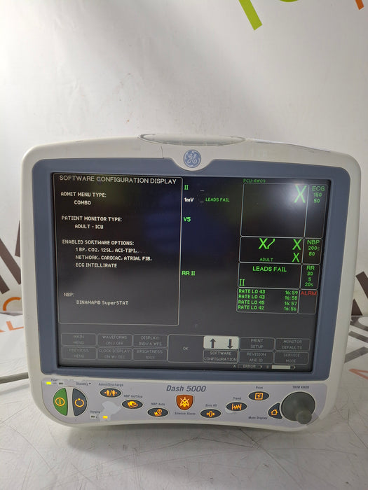 GE Healthcare GE Healthcare Dash 5000 - Masimo SpO2 Patient Monitor Patient Monitors reLink Online