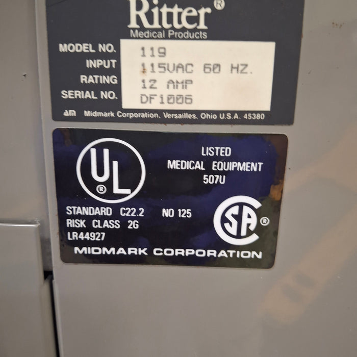 Ritter 119 75 Evolution Exam Chair
