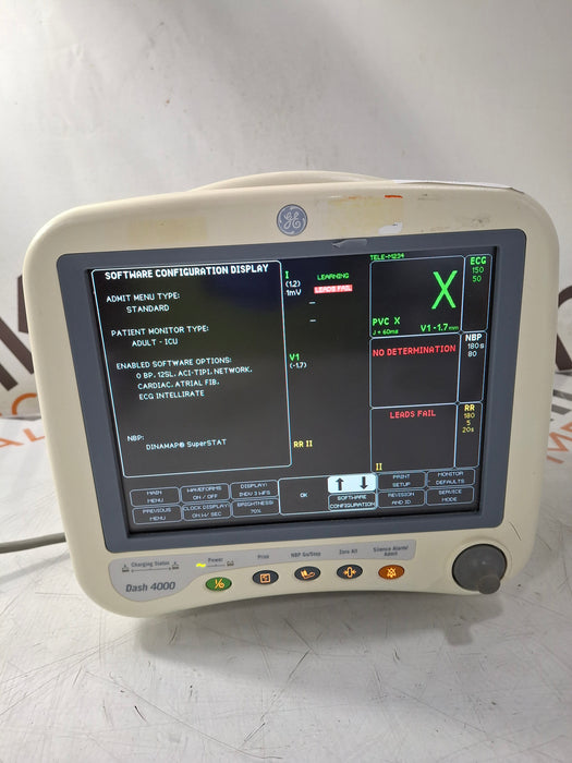 GE Healthcare Dash 4000 - GE/Nellcor SpO2 Patient Monitor