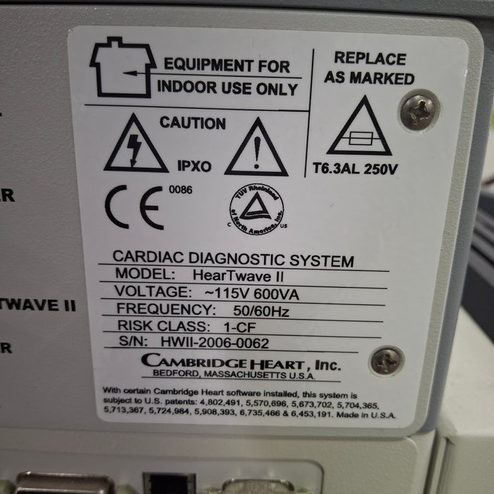 Cambridge Heart, Inc. HearTwave II Cardiac Diagnostic System