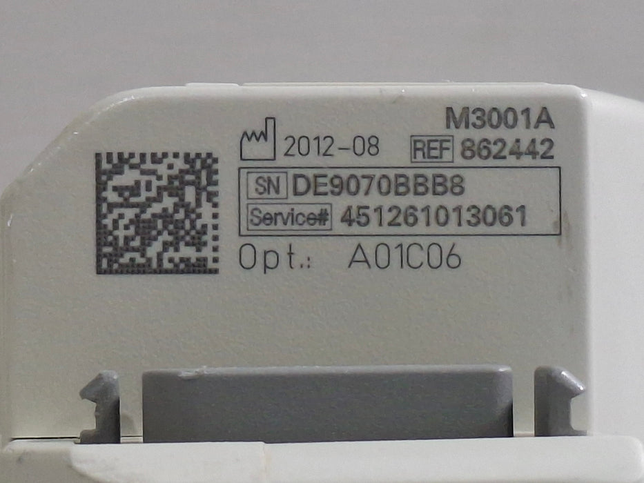 Philips M3001A-A01C06 Fast SpO2, NIBP, ECG, Temp, IBP MMS Module