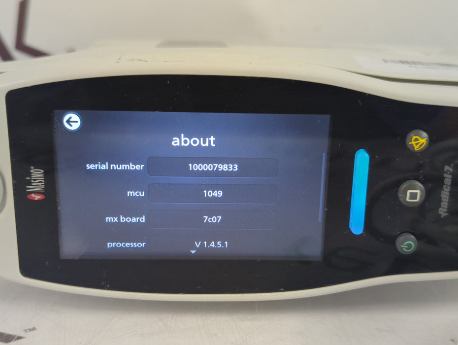 Masimo Radical 7 Pulse Oximeter w/ Base